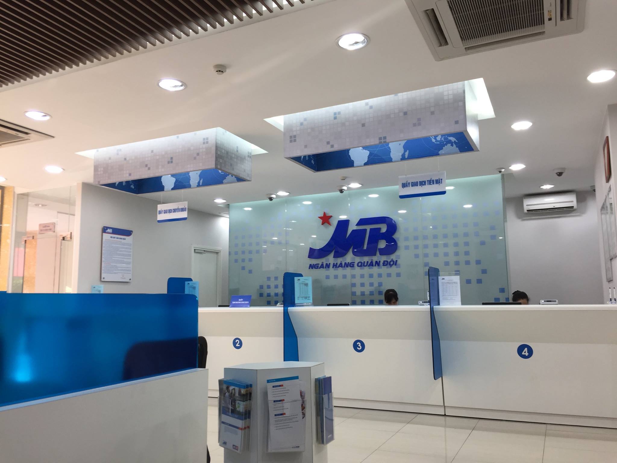 MB Bank interior design