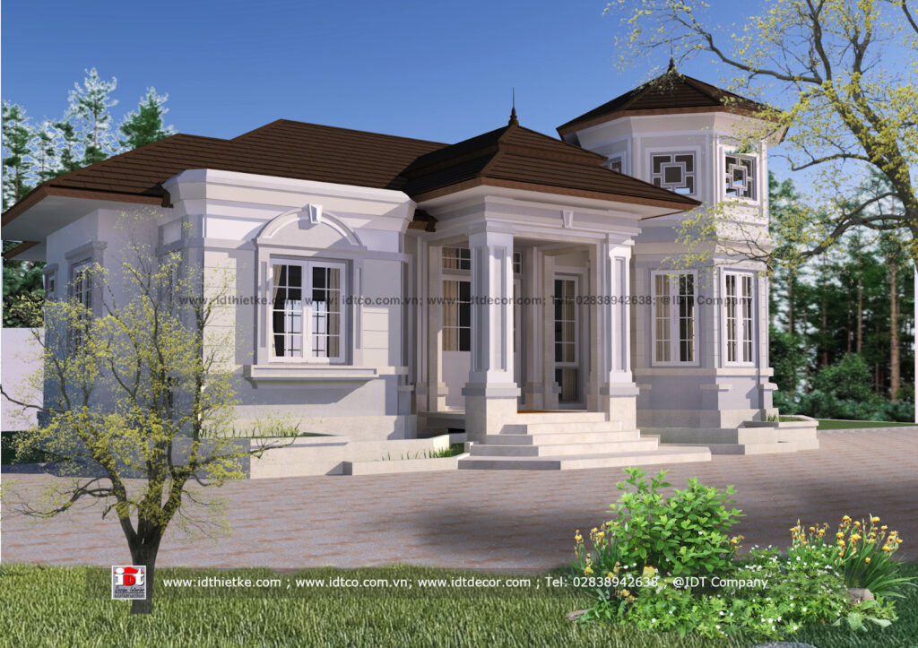 Neoclassical villa design
